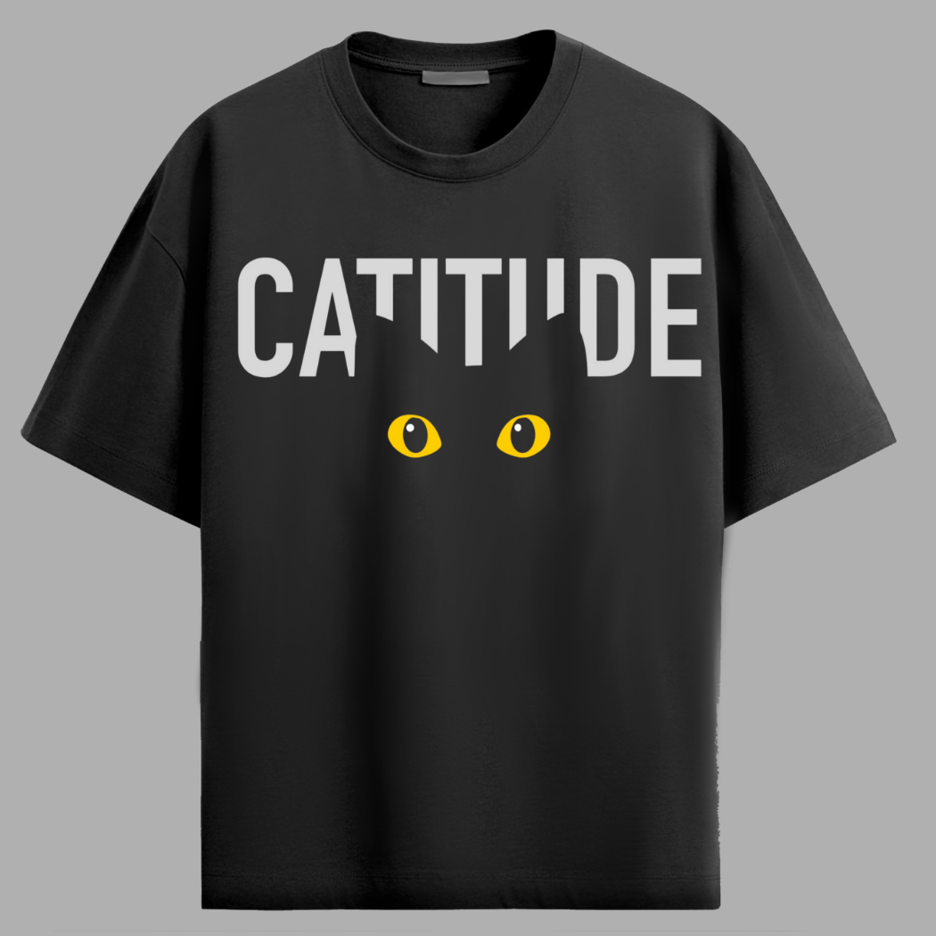 Catitude Oversized T-Shirt