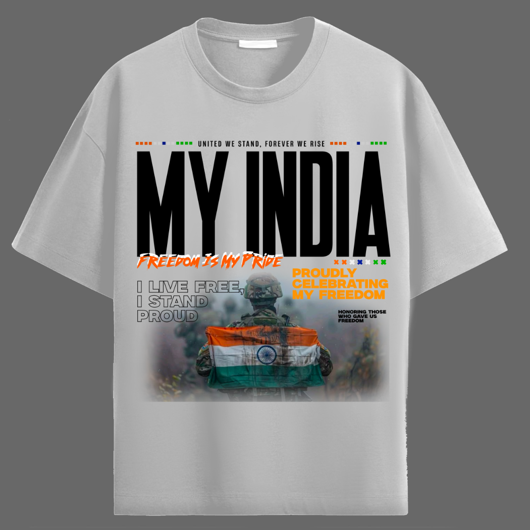 My India  Oversized T-Shirt
