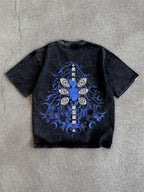 Kokushibo Acid Washed Oversized T-Shirt