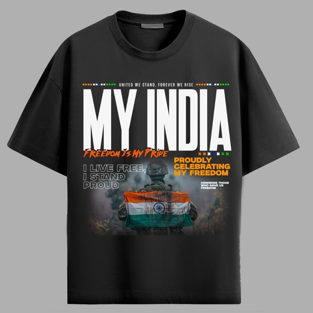 My India  Oversized T-Shirt