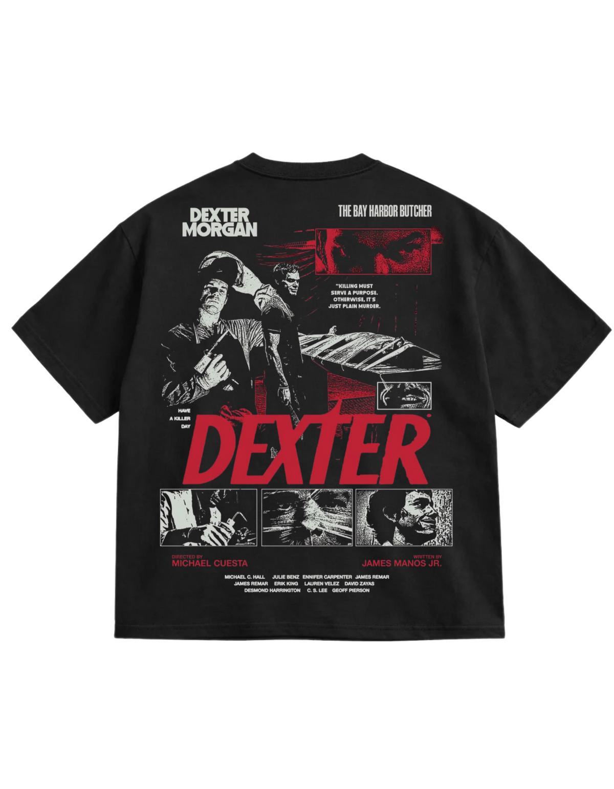 Dexter  streetwear  Oversized T-Shirt