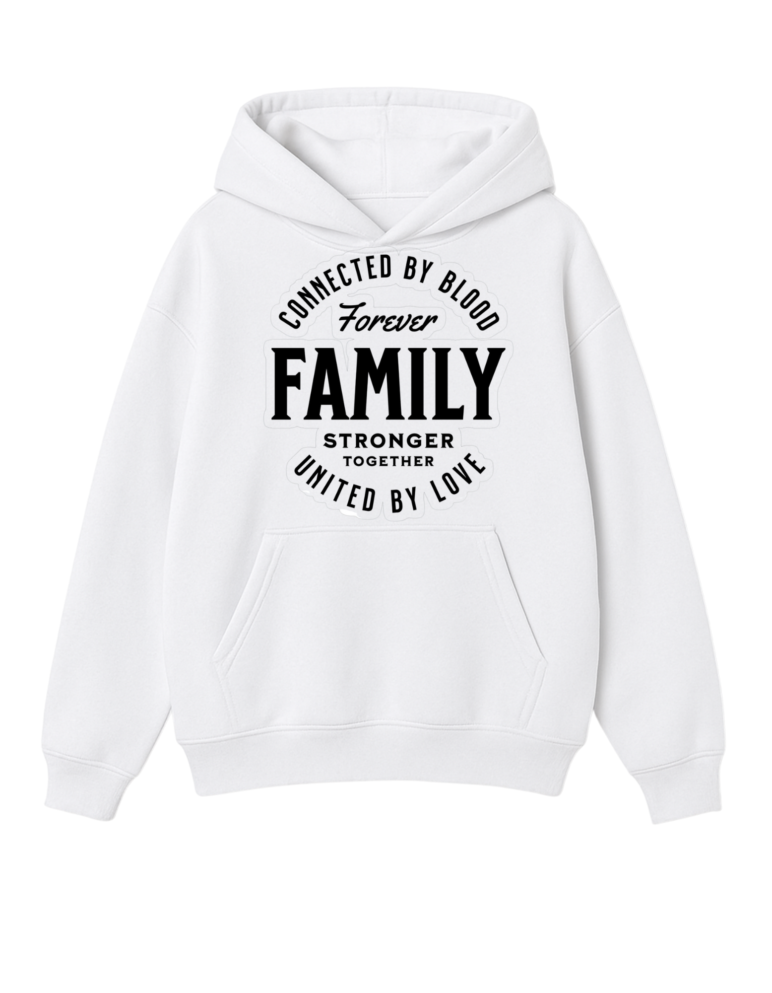 FAMILY FOREVER Oversized Hoodie