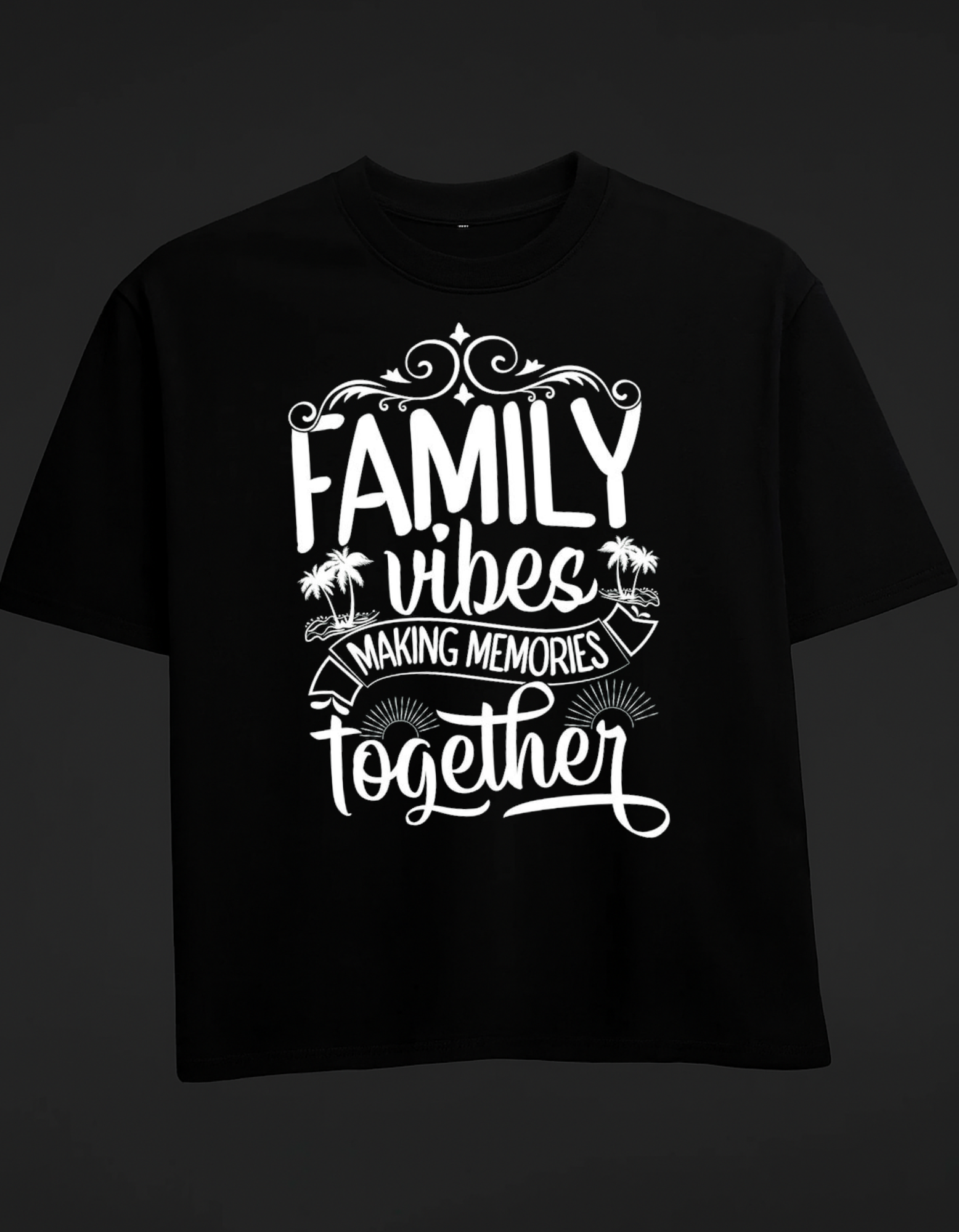 FAMILY VIBE Oversized  T-Shirt