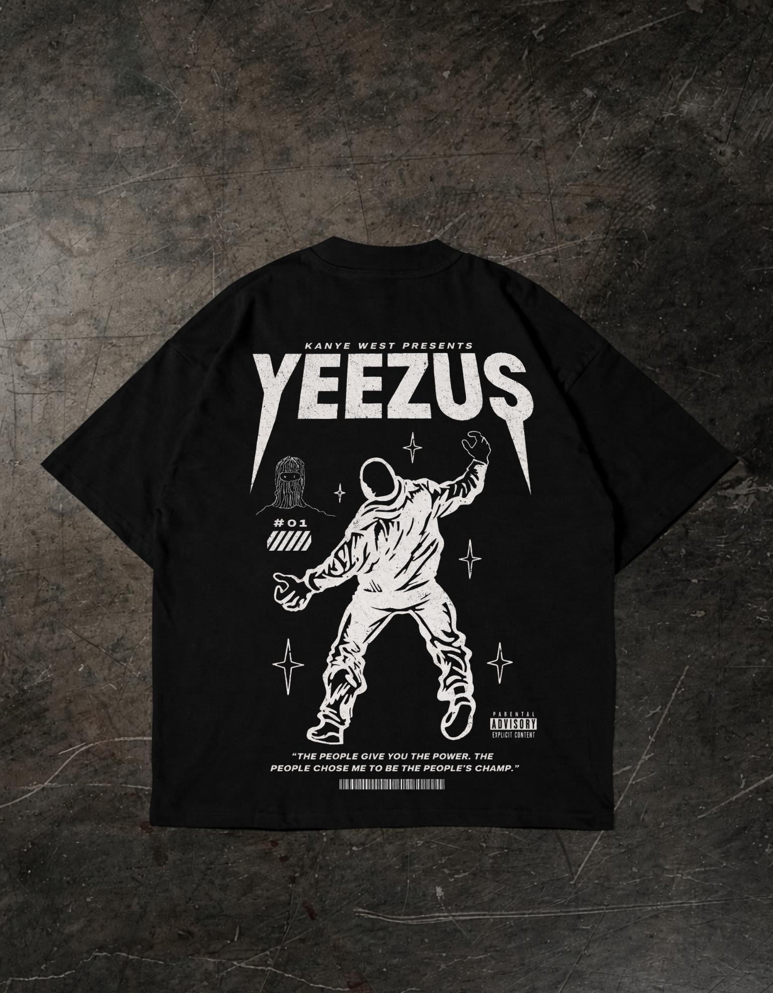 Kanye West  Streetwear Oversized T-Shirt