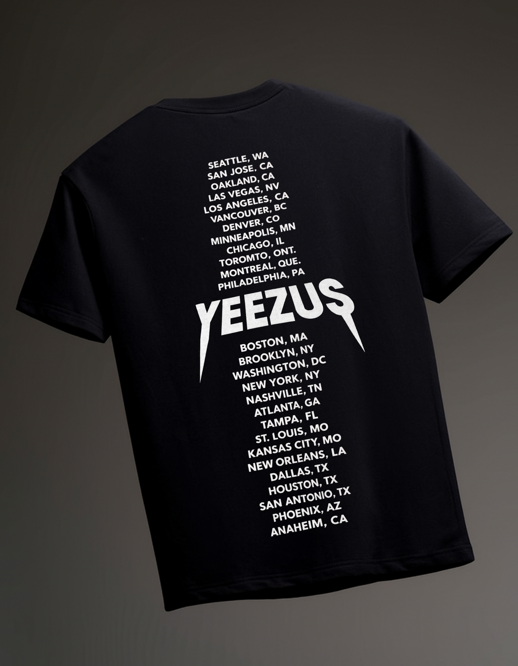 Kanye west  lyrics Oversized T-Shirt