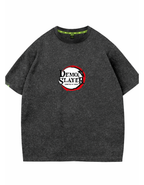 Upper Moons Acid Washed Oversized T-Shirt