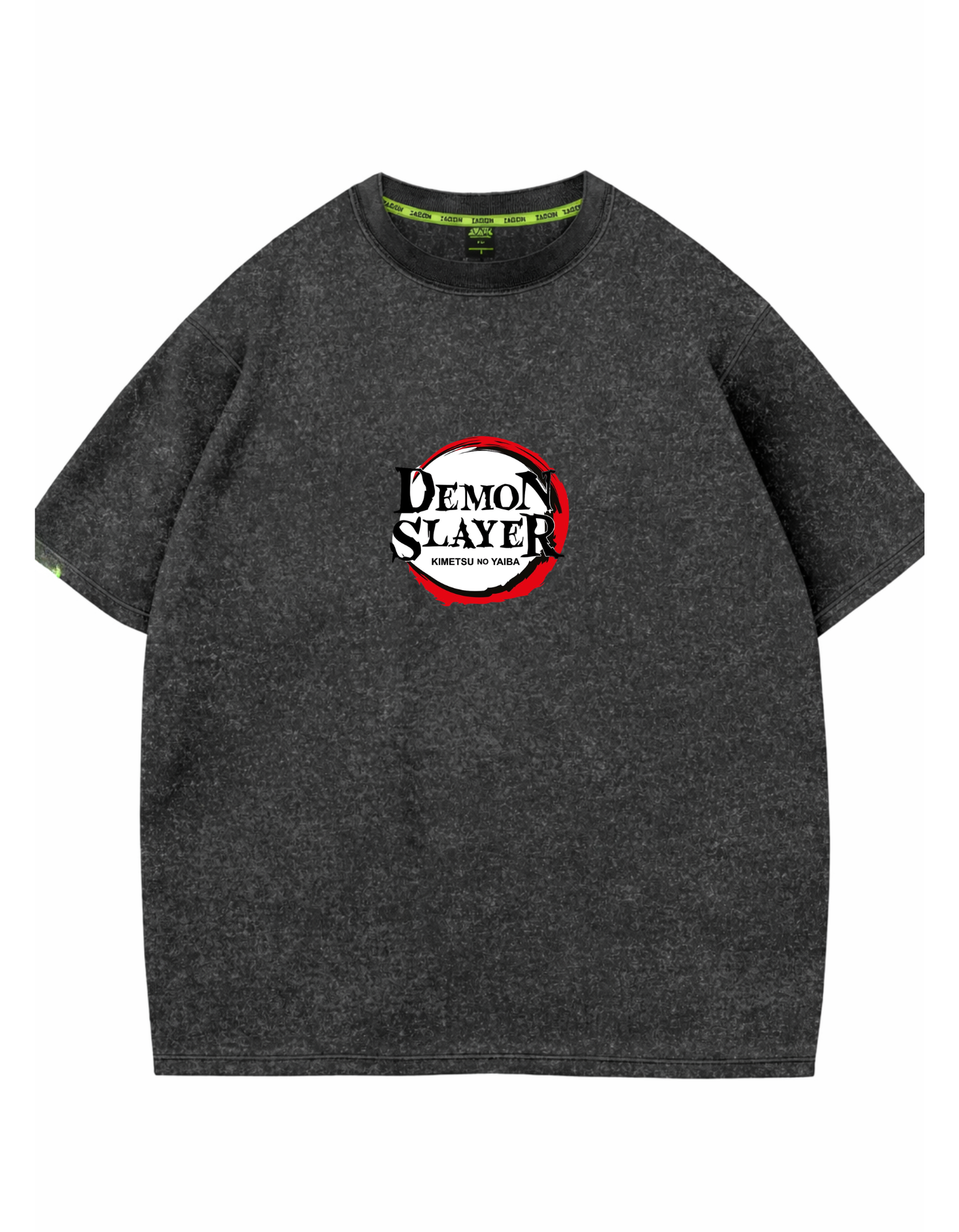 Upper Moons Acid Washed Oversized T-Shirt