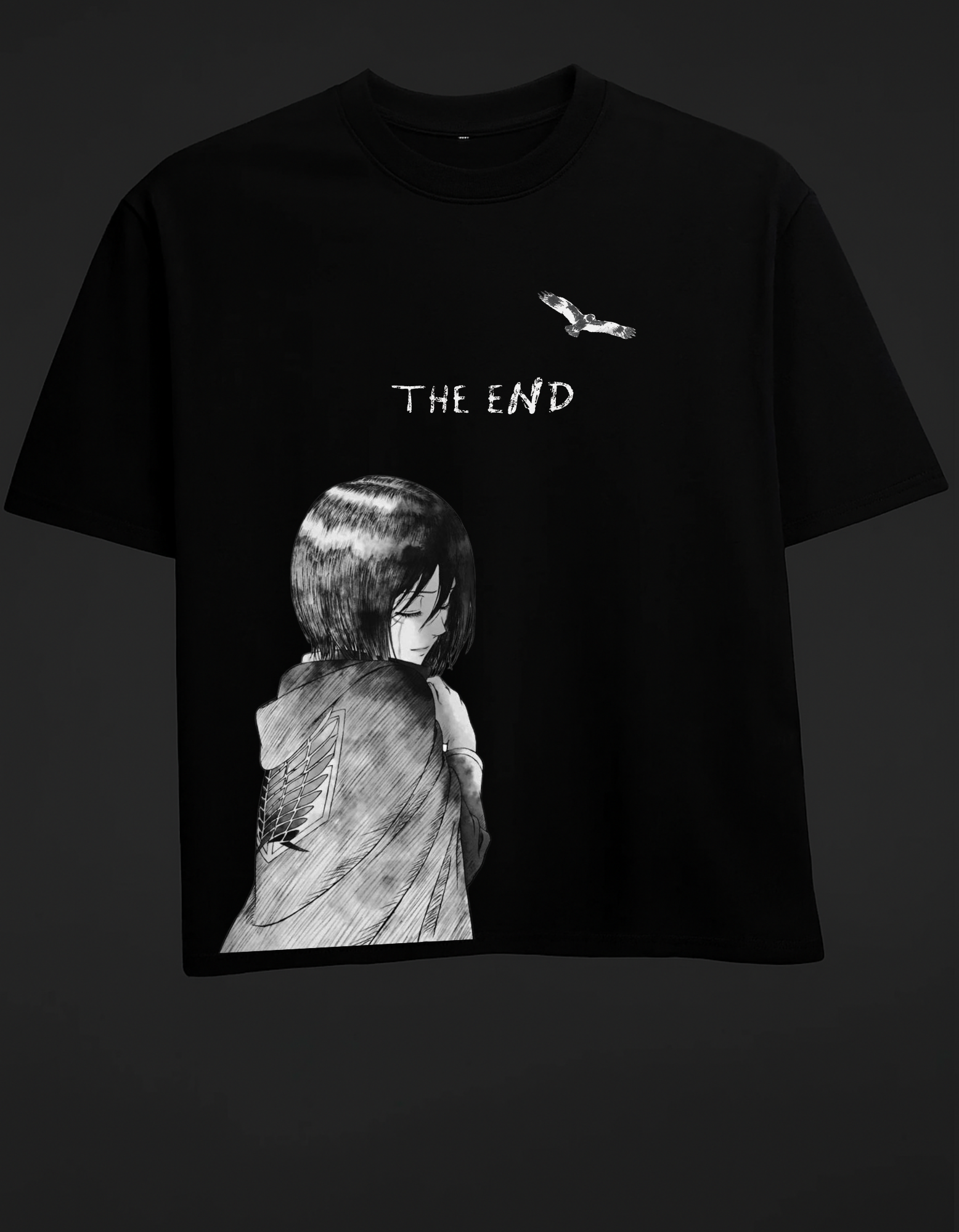 Eren Yeager Mikasa Modern  Oversized T-Shirt