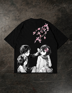 Eren Yeager Mikasa Modern  Oversized T-Shirt