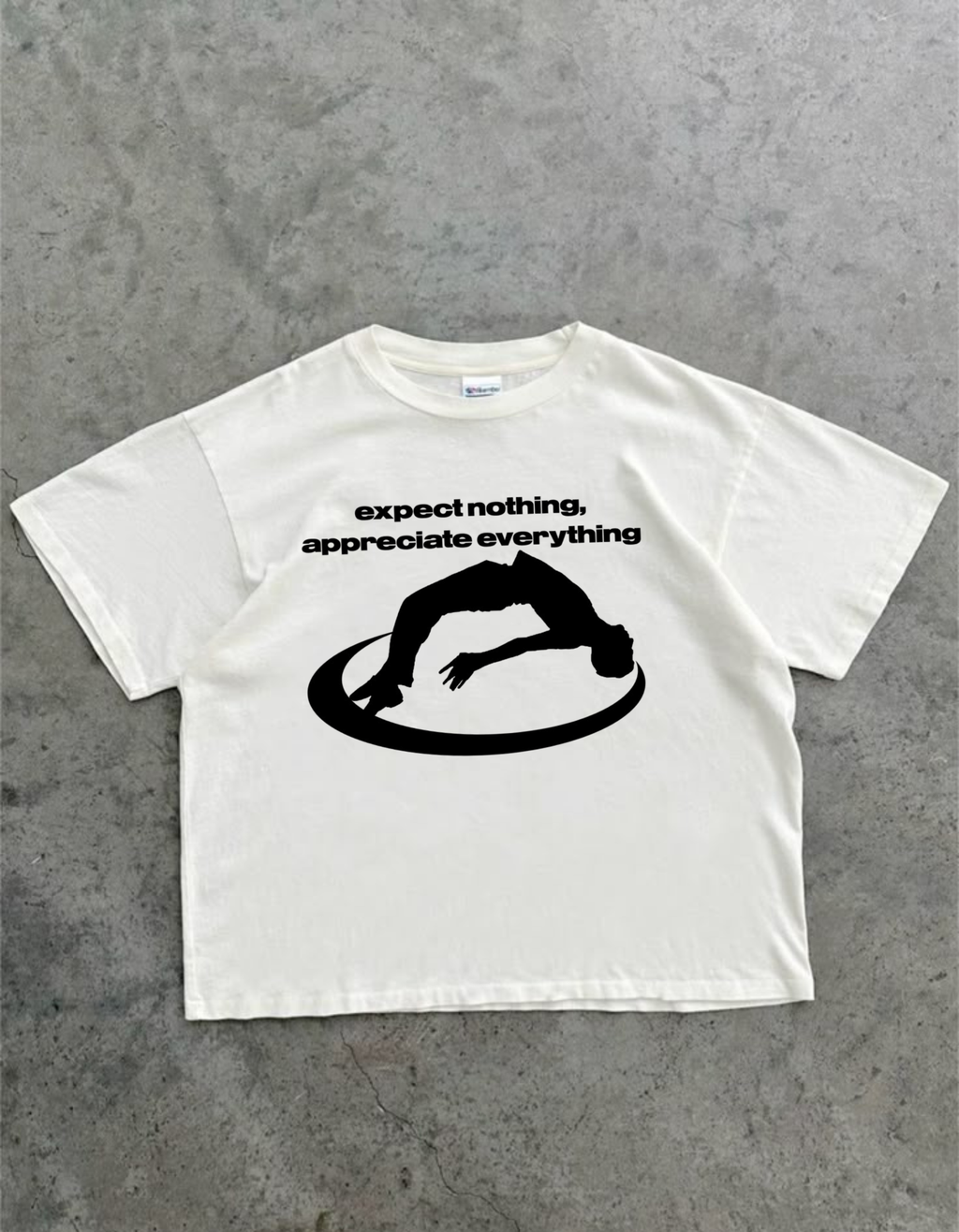 Expect nothing Oversized T-shirt